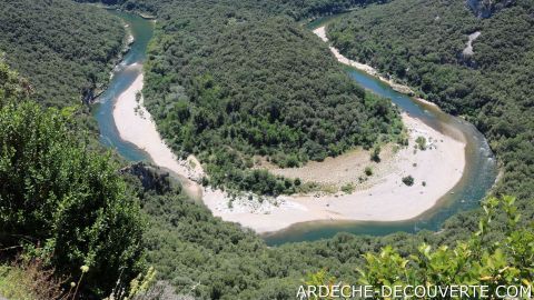 Les gorges de l'Ardèche